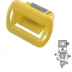 Clips réflecteur Fiat Doblo| 5 Pcs | OE 7703577