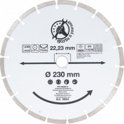 Disque de coupe en segments | Ø 230 mm