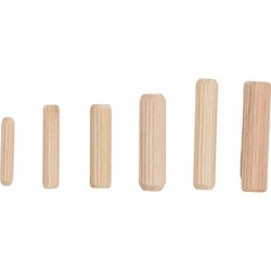 Assortiment de chevilles bois | Ø 5 - 10 mm | 53 pièces