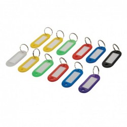 Porte-clés à étiquettes de couleurs assorties