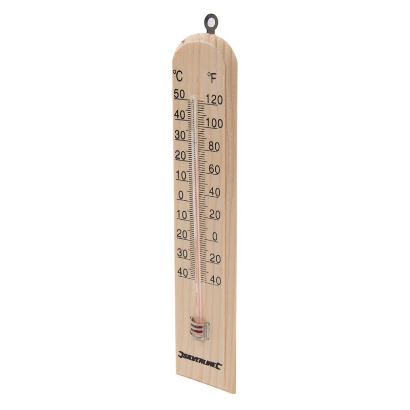 Thermomètre en bois | -40 °C à +50 °C