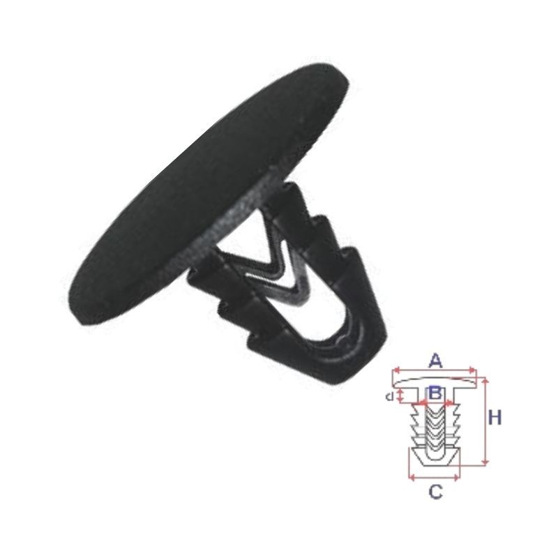 Clips compartiment moteur Fiat Marea | 10 Pcs | OE 7560860