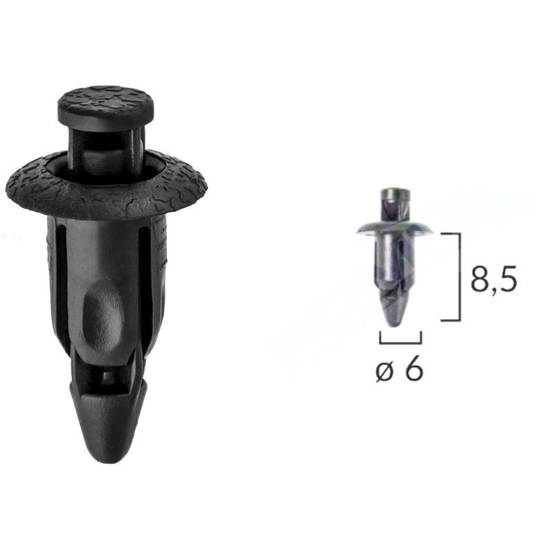 Clips revêtements intérieurs et sol Toyota Hilux de 2005 à 2016 | OE 904670707122 | 10 Pcs