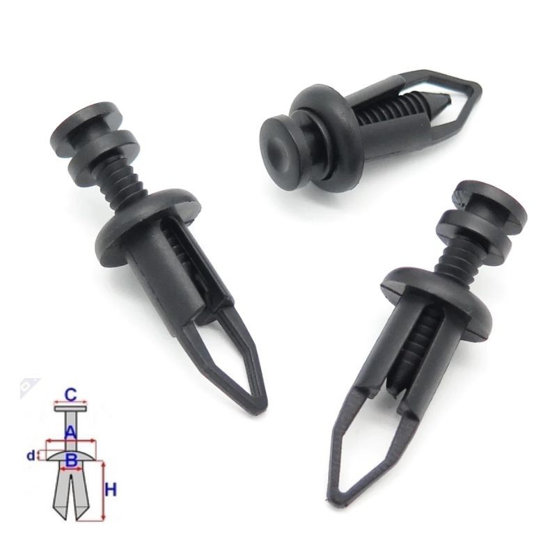 Clips becquet sous le pare-chocs Toyota Supra V après 2019 | OE 9046709096 | 10 Pcs