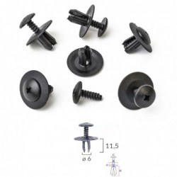 Clips insonorisation capot moteur BMW Série 5 (E28) de 1981 à 1987 | OE 51481915964 | 10 Pcs