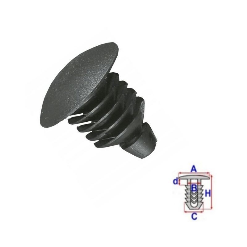 Clips selleries Lancia Musa (350) de 2004 à 2012 | OE 735415836 | 10 Pcs