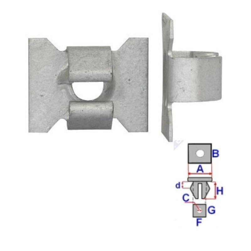 Clips ailes caches sous moteur et châssis VW Passat de 1996 à 2005 | OE N10305502 | 10 Pcs