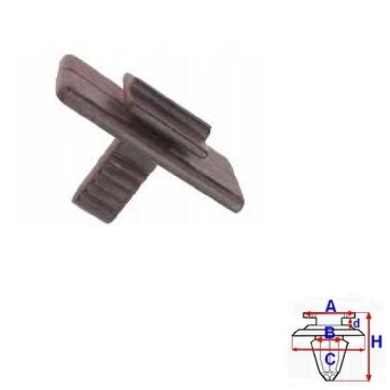 Clips montants intérieurs Ford Galaxy après 2015 | OE 1020193 | 10 Pcs