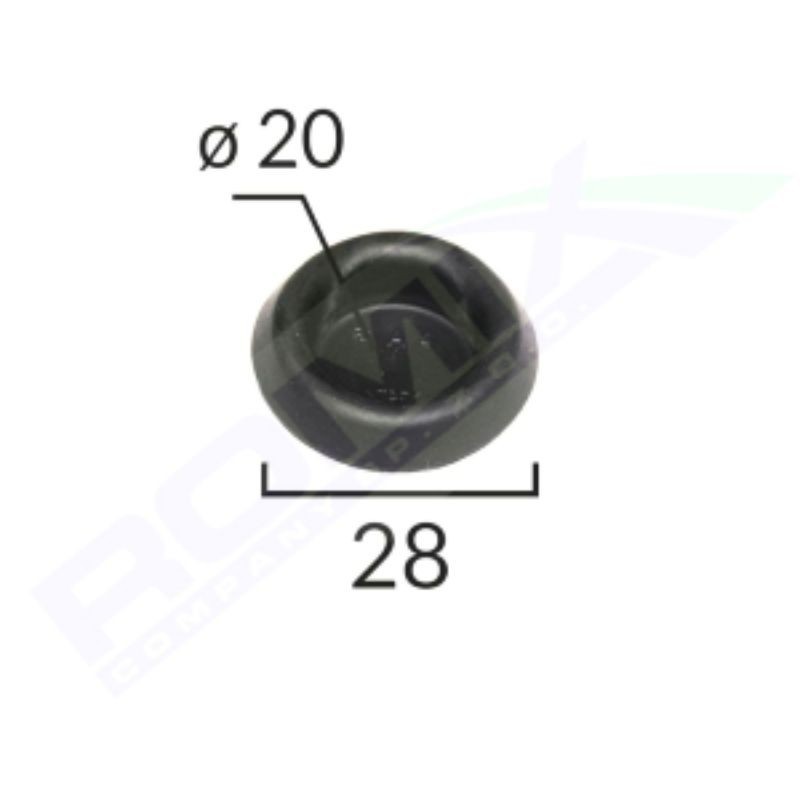 Bouchon obturateur Diam 20 Renault Clio III de 2005 à 2014 | OE 7703074604 | 5 Pcs