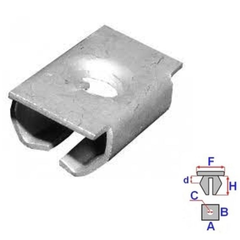 Prise de montage caches sous moteur Mercedes W124 de 1984 à 1996 | OE 0019949845 | 10 Pcs