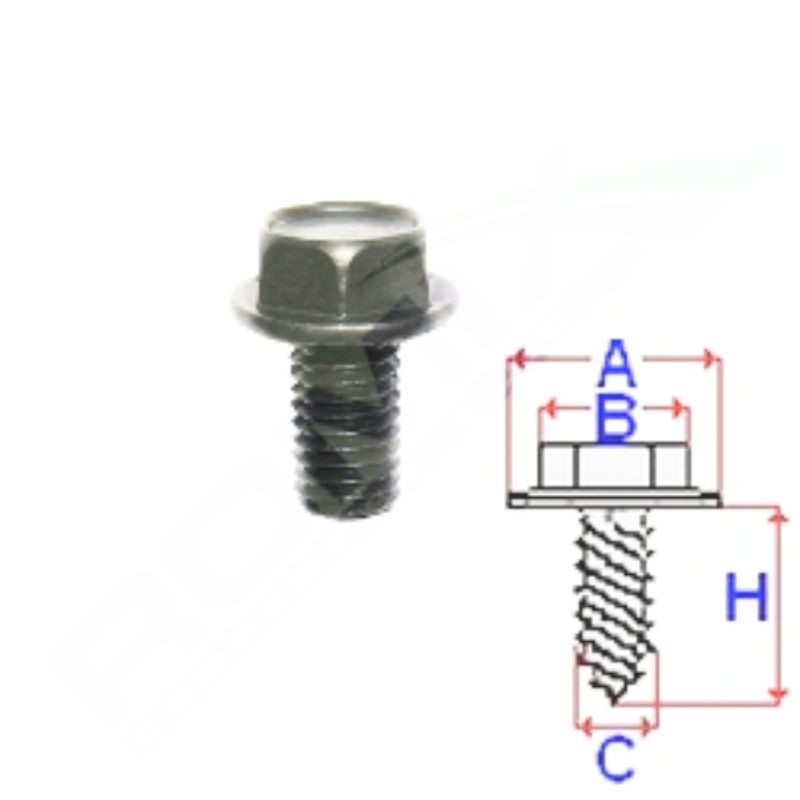 Vis supports de pare-chocs Peugeot Expert II de 2007 à 2016 | OE 6923G6 | 10 Pcs