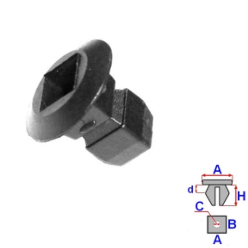 Clips passage de roue Seat Arosa de 1997 à 2004 | OE N90833801 | 10 Pcs