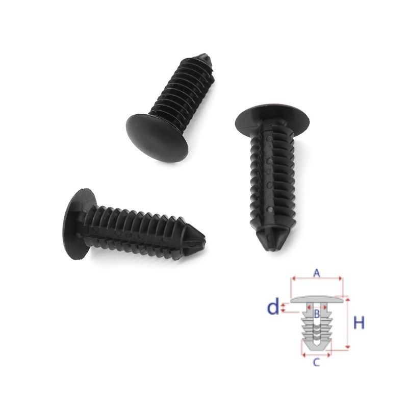 Clips pour fauteuils et sièges BMW Série 5 (E34) de 1987 à 1997 | OE 52201964201 | 10 Pcs