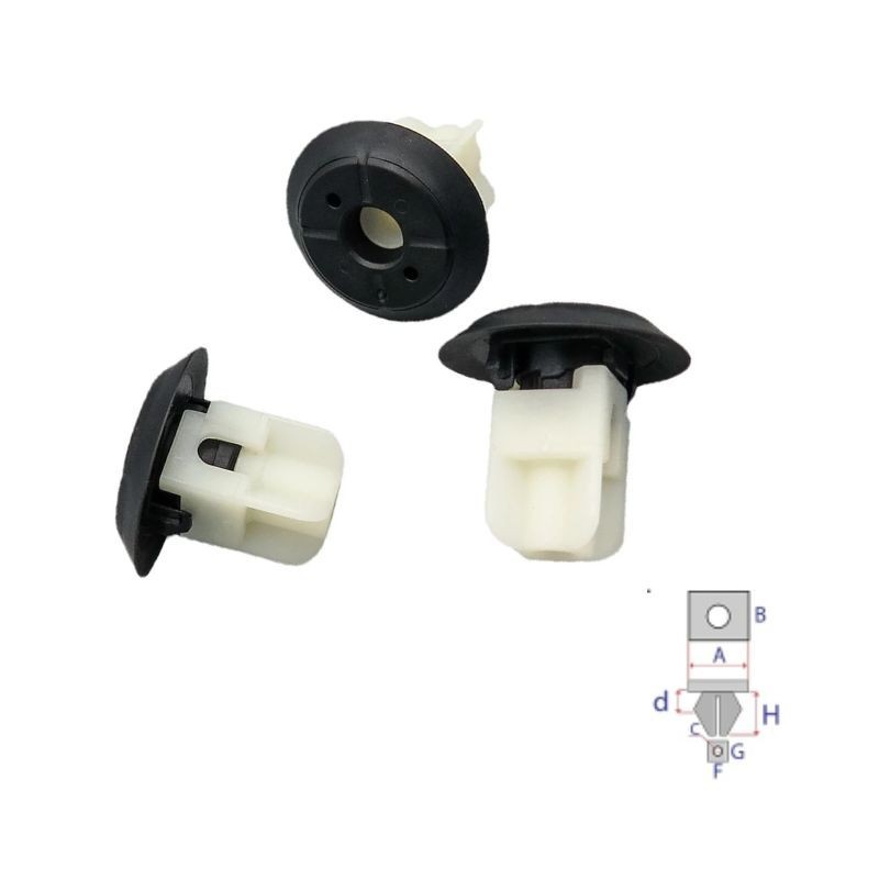 Clips habillages portes BMW X1 (F48) après 2015 | OE 07147265039 | 10 Pcs