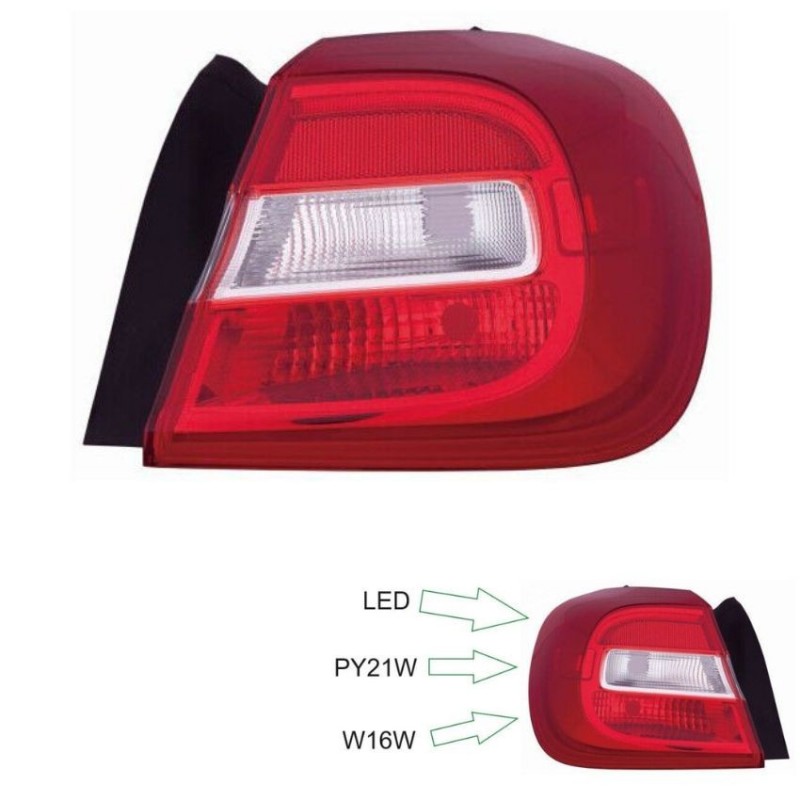 Feu W16W / PY21W / LED arrière Droit Mercedes GLA (X156) après 2013