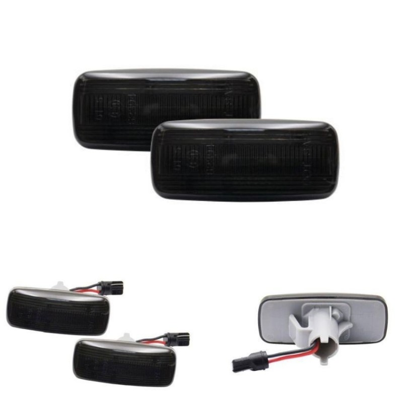 Kit Répétiteurs clignotants LED Gris Fumé AUDI A4 B5 Berline (8D2) 1994 à 2001