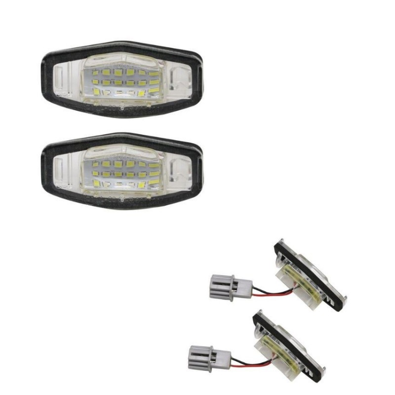 Kit LED Éclairage de plaque d'immatriculation HONDA City Berline (GE4) 2002 à 2009