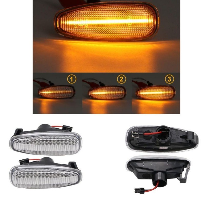 Kit Répétiteurs clignotants LED Limpide Dynamique KIA cee'd I 5 portes (ED) 2006 à 2012