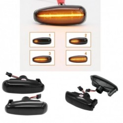 Kit Répétiteurs clignotants LED Gris Fumé Dynamique KIA Pro cee'd I 3 portes (ED) 2008 à 2013