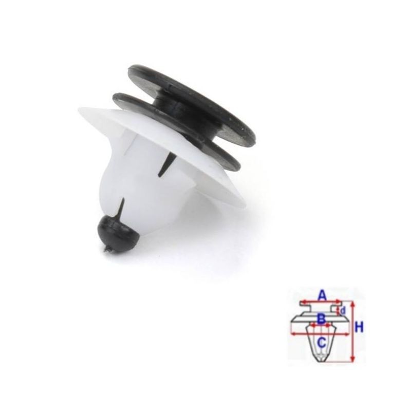 Clips habillage intérieur Volvo V60 de 2010 à 2019 | OE 30653441 | 10 Pcs