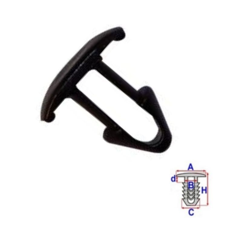 Clips grilles pare-chocs Toyota Auris (E18) de 2013 à 2019 | OE 5314560030 | 10 Pcs