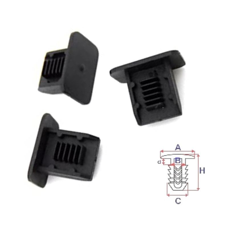 Clips garniture de toit VW Golf V 2003 à 2010 | 10 Pcs | OE 357867646