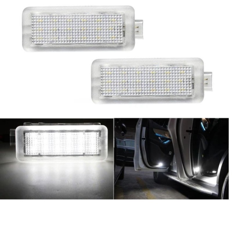 Lampes LED Courtoisie Portes Mercedes CLA Break (X117) 2015 à 2019