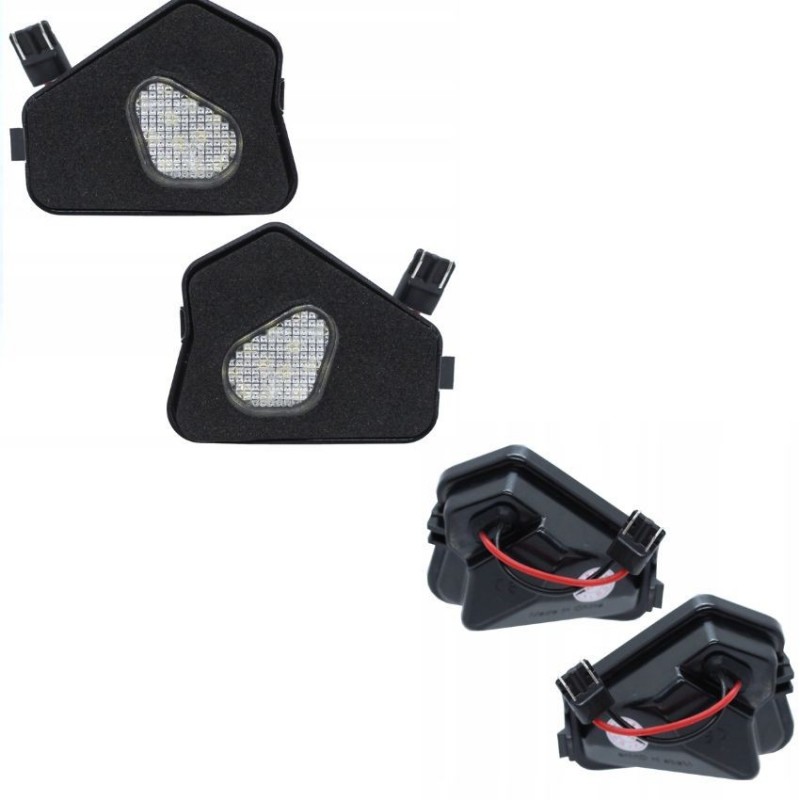 Lampes Courtoisie LED Rétroviseur Mercedes CLA Coupe (C117) 2013 à 2019