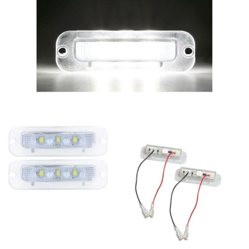 Kit LED Éclairage de plaque d'immatriculation MERCEDES Classe G SUV (W463) jusqu'a 2012