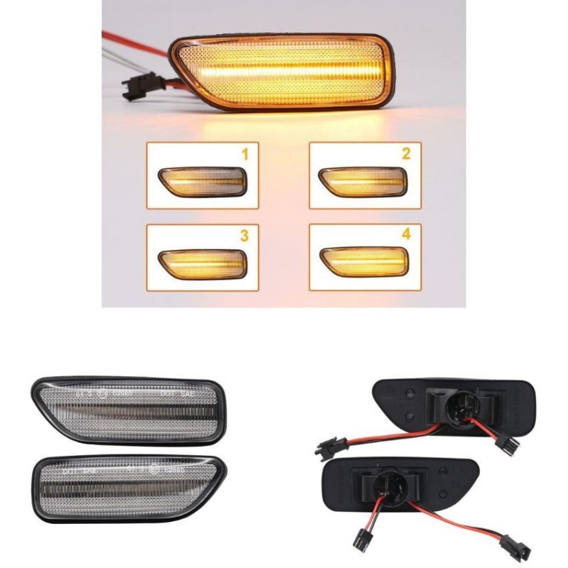 Kit Répétiteurs clignotants LED Limpide Dynamique VOLVO XC90 I (C 275) 2002 à 2014