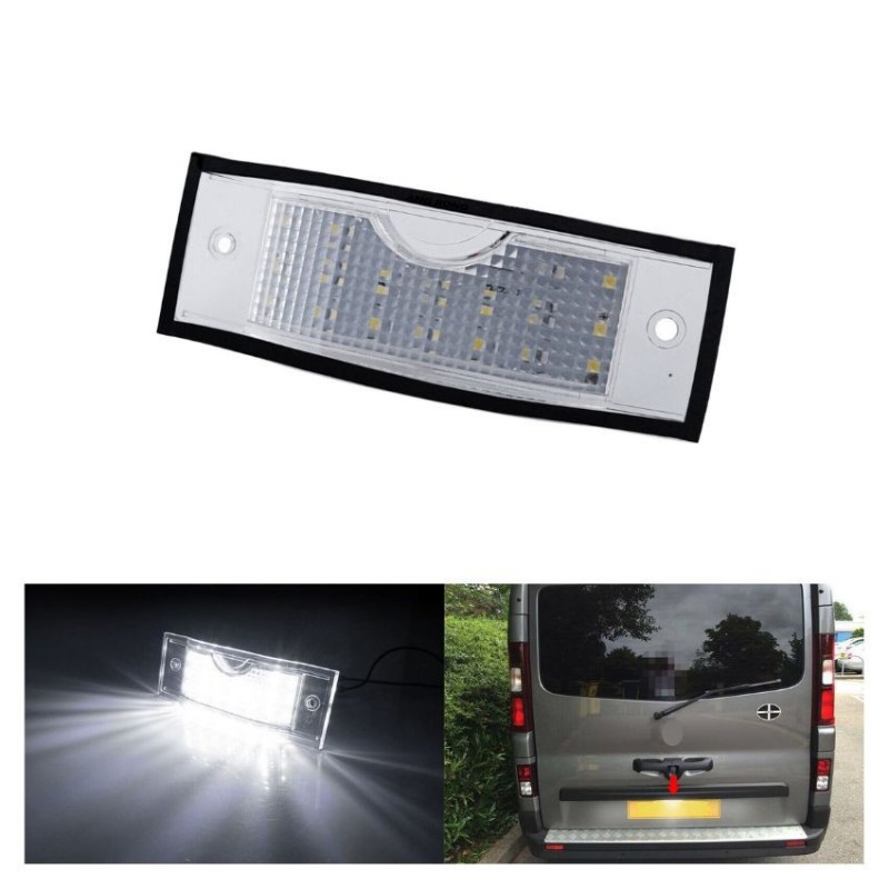 Kit LED Éclairage de plaque d'immatriculation NISSAN NV300 Minibus  (X82) après 2016