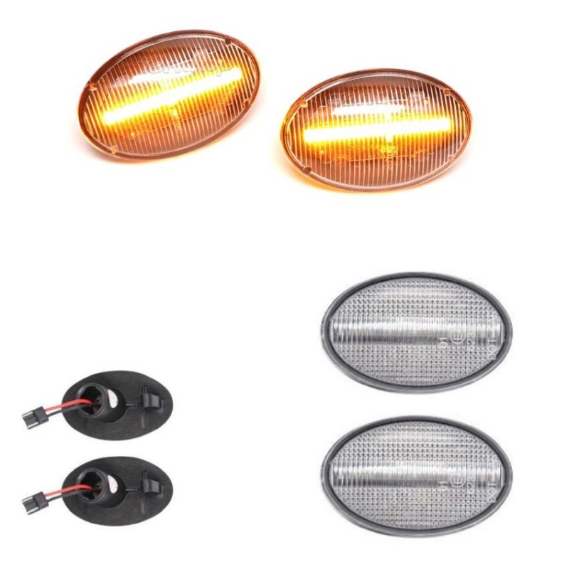 Kit Répétiteurs clignotants LED Limpide OPEL Meriva A (X03) 2003 à 2010