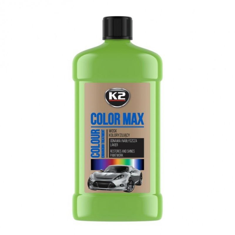 K2 COLOR MAX 500 ML VERT CLAIR | Cire de polissage colorée