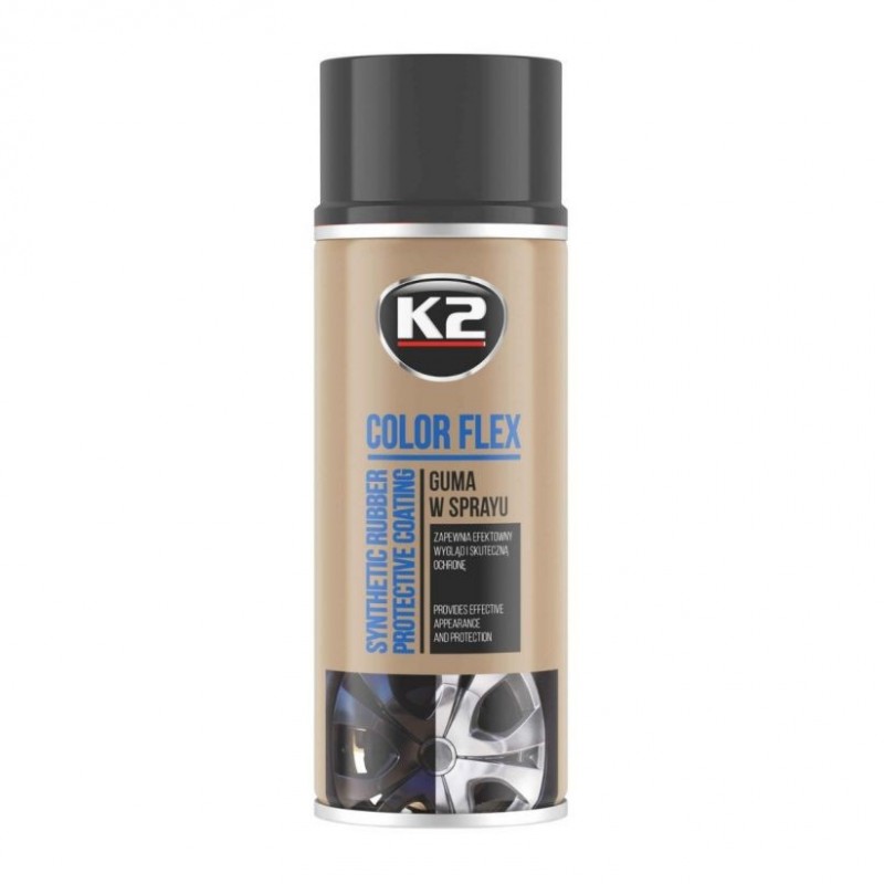 K2 COLOR FLEX NOIR MAT 400 ML | RAL 9005 mat