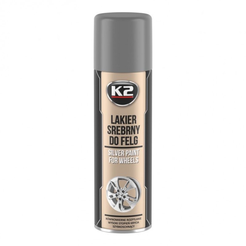 K2 VERNIS ARGENT POUR ROUES 500 ML