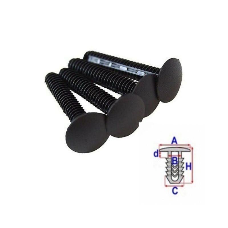 Clips habillages intérieur Ford F-Séries de 1999 à 2003 | OE W707889-S300 | 10 Pcs