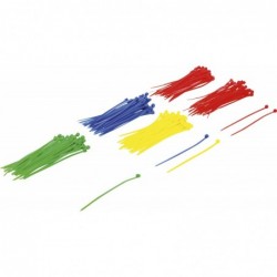 Assortiment de colliers plastique | multicolore | 2