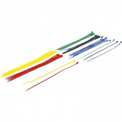 Assortiment de colliers plastique | multicolore | 4