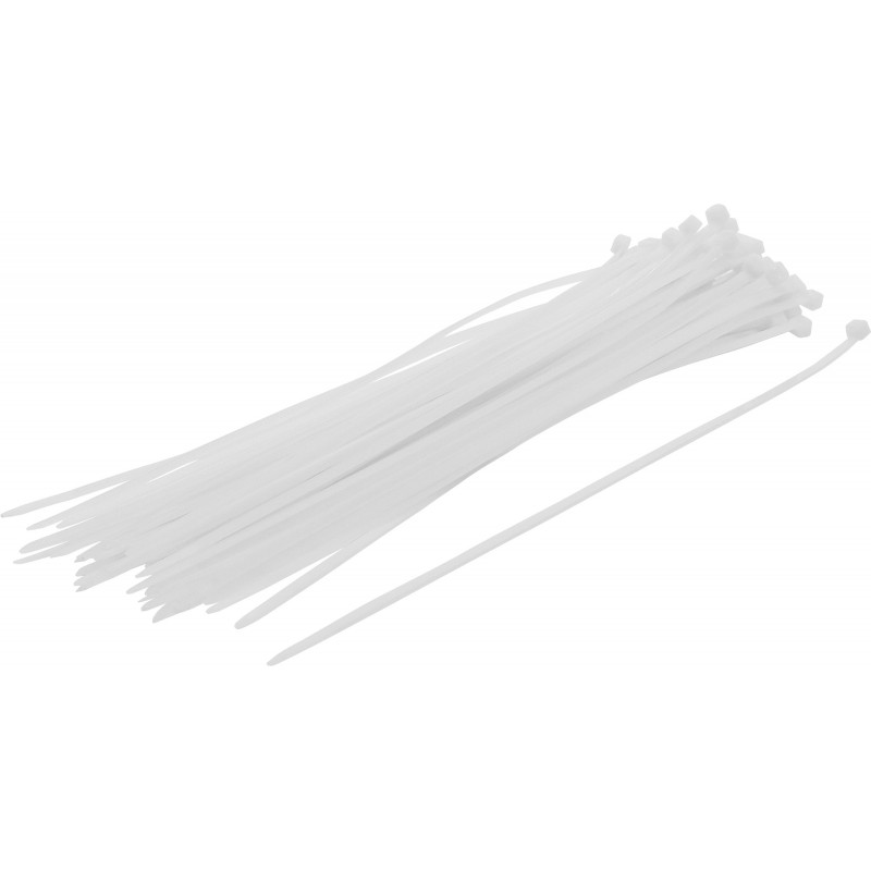 Assortiment de colliers plastique | blanc | 4