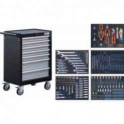 Servante d'atelier | 7 tiroirs | avec 246 outils